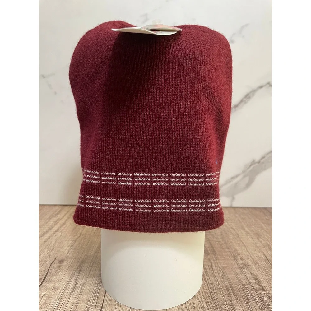 Bellflower HS Buccaneers Reversible Beanie Hat‎ Knit Cuffed Winter Embroidered